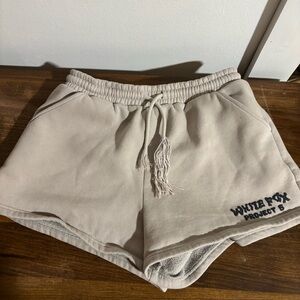 White Fox sweat shorts